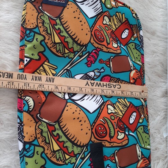 Jansport 15" Laptop/Tablet Fastfood Print Sleeve Carrying Case - Picture 5 of 6